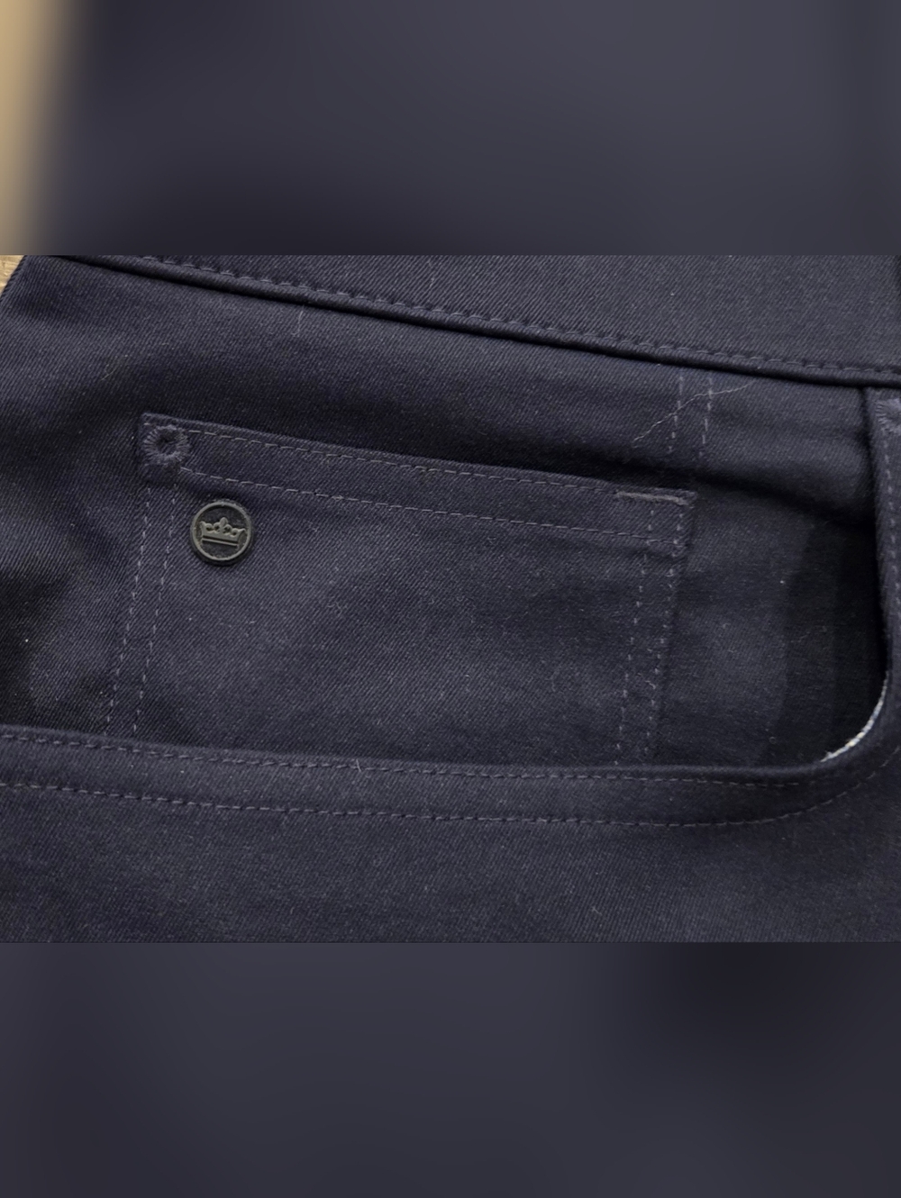 NWT Peter Millar EB66 Classic Fit Pants Mens [Size] Navy Performance Strch Golf. - Picture 4 of 5